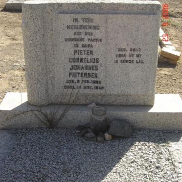 PIETERSEN Pieter Cornelius Johannes 1898-1948