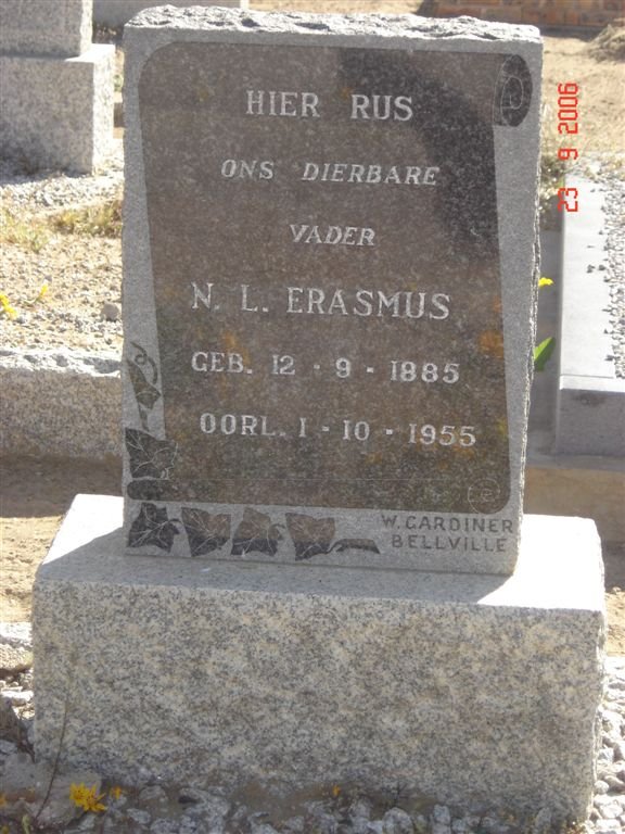 ERASMUS N.L. 1885-1955