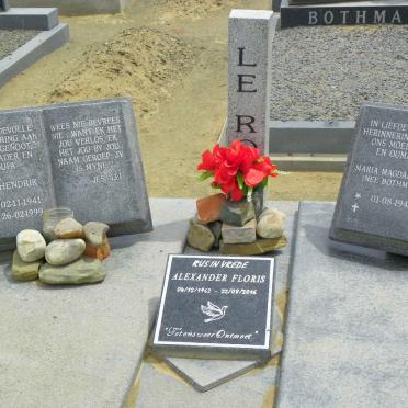 ROUX Jan Hendrik, le 1941-1999 &amp; Maria Magdalena BOTHMA 1945- :: LE ROUX Alexander Floris 1962-2016