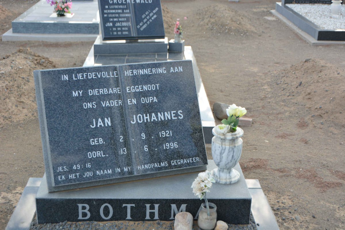 BOTHMA Jan Johannes 1921-1996