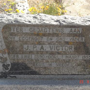 VICTOR J.P.A. 1890-1955