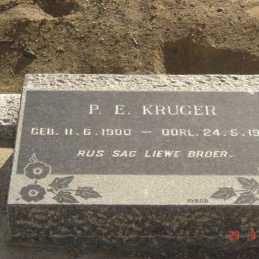 KRUGER P.E. 1900-1968