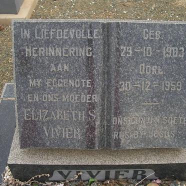 VIVIER Elizabeth S. 1903-1959