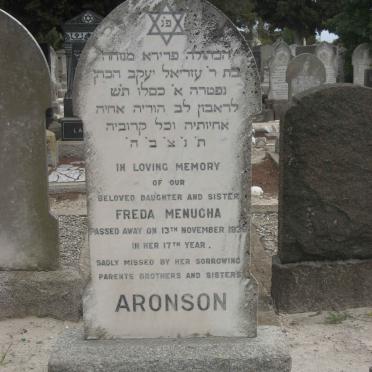 ARONSON Freda Menucha -1939