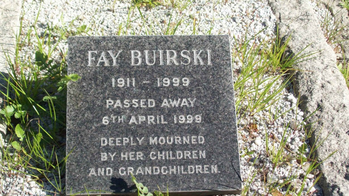BUIRSKI Fay 1911-1999