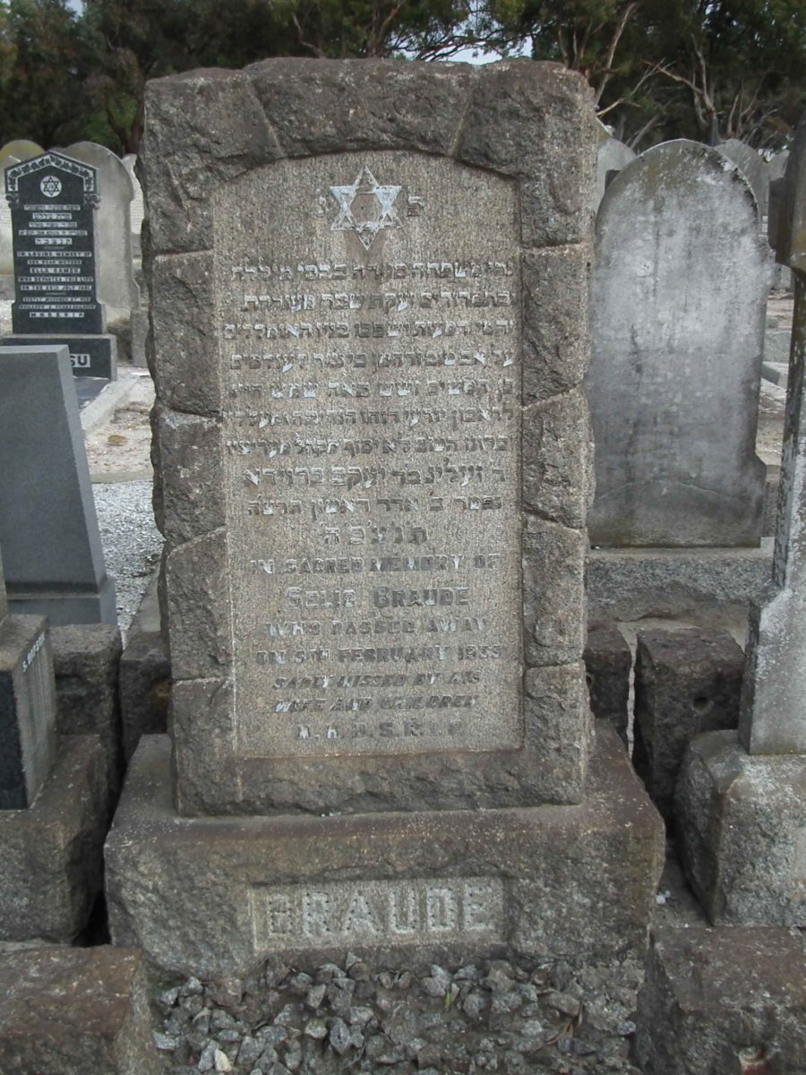 BRAUDE Seli? -193?