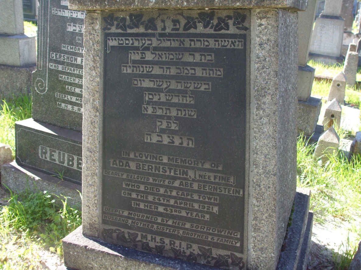 BERNSTEIN Ada nee FINE-1921