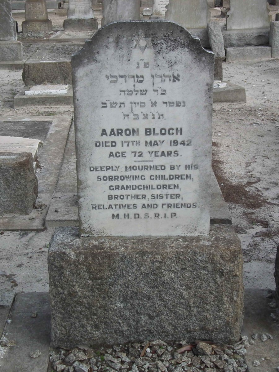 BLOCH Aaron -1942