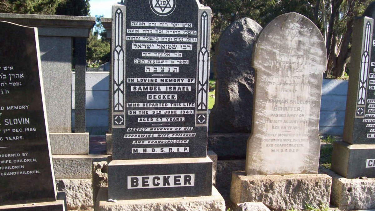 BECKER Samuel Israel -1943 