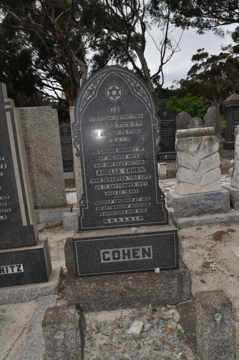 COHEN Amelia -1937