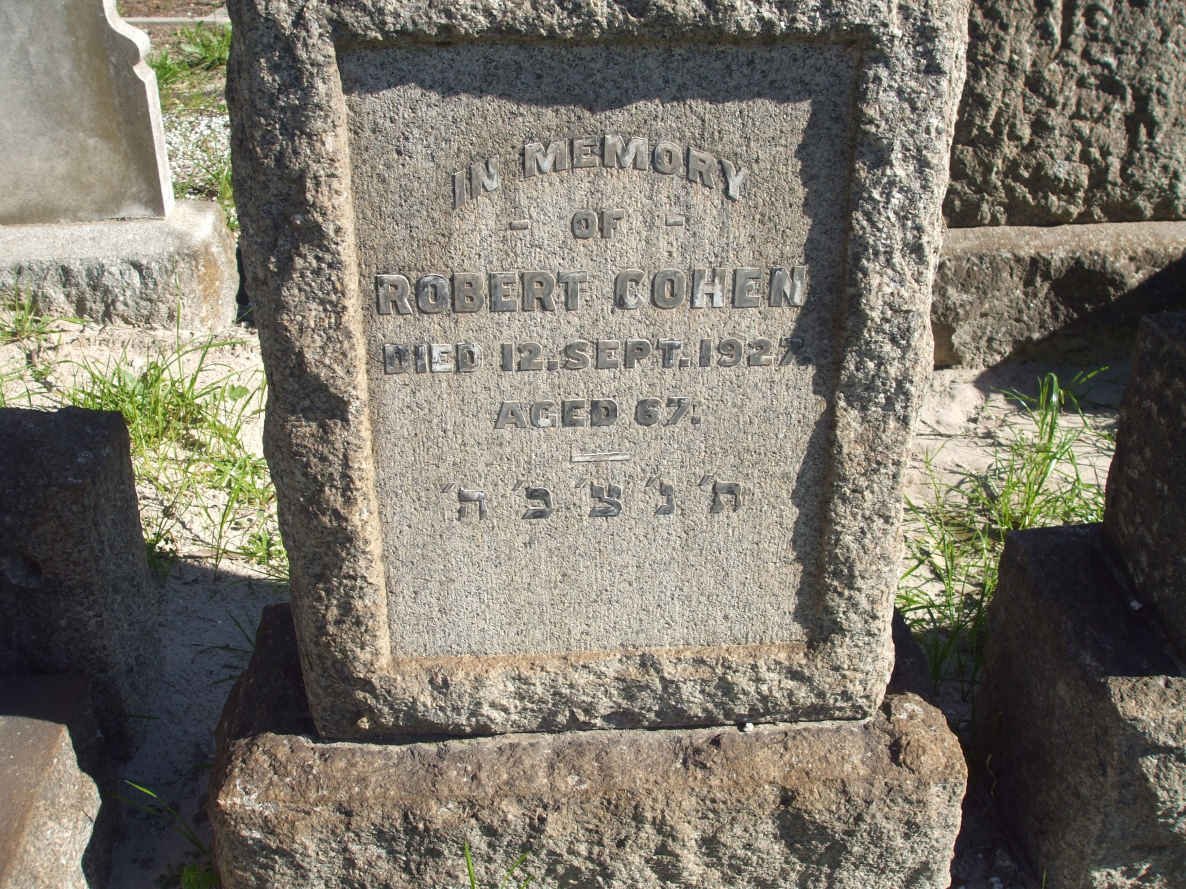 COHEN Robert -1927 