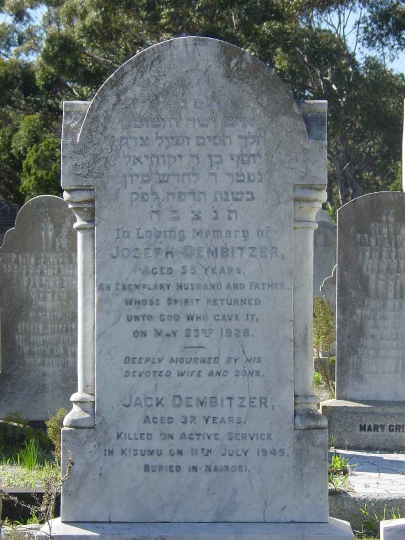 DEMBITZER Joseph -1928 :: DEMBITZER Jack -1945