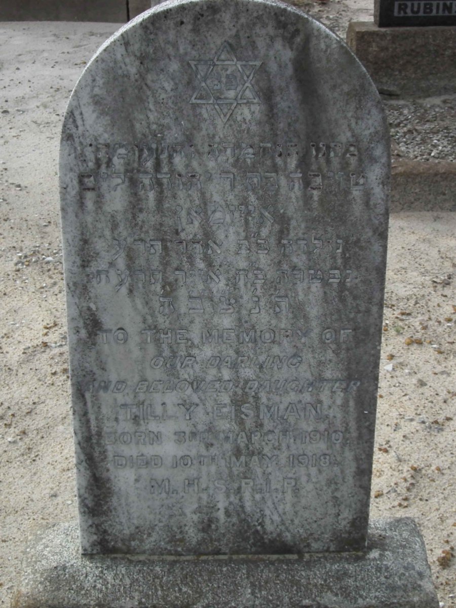 EISMAN Tilly 1910-1918