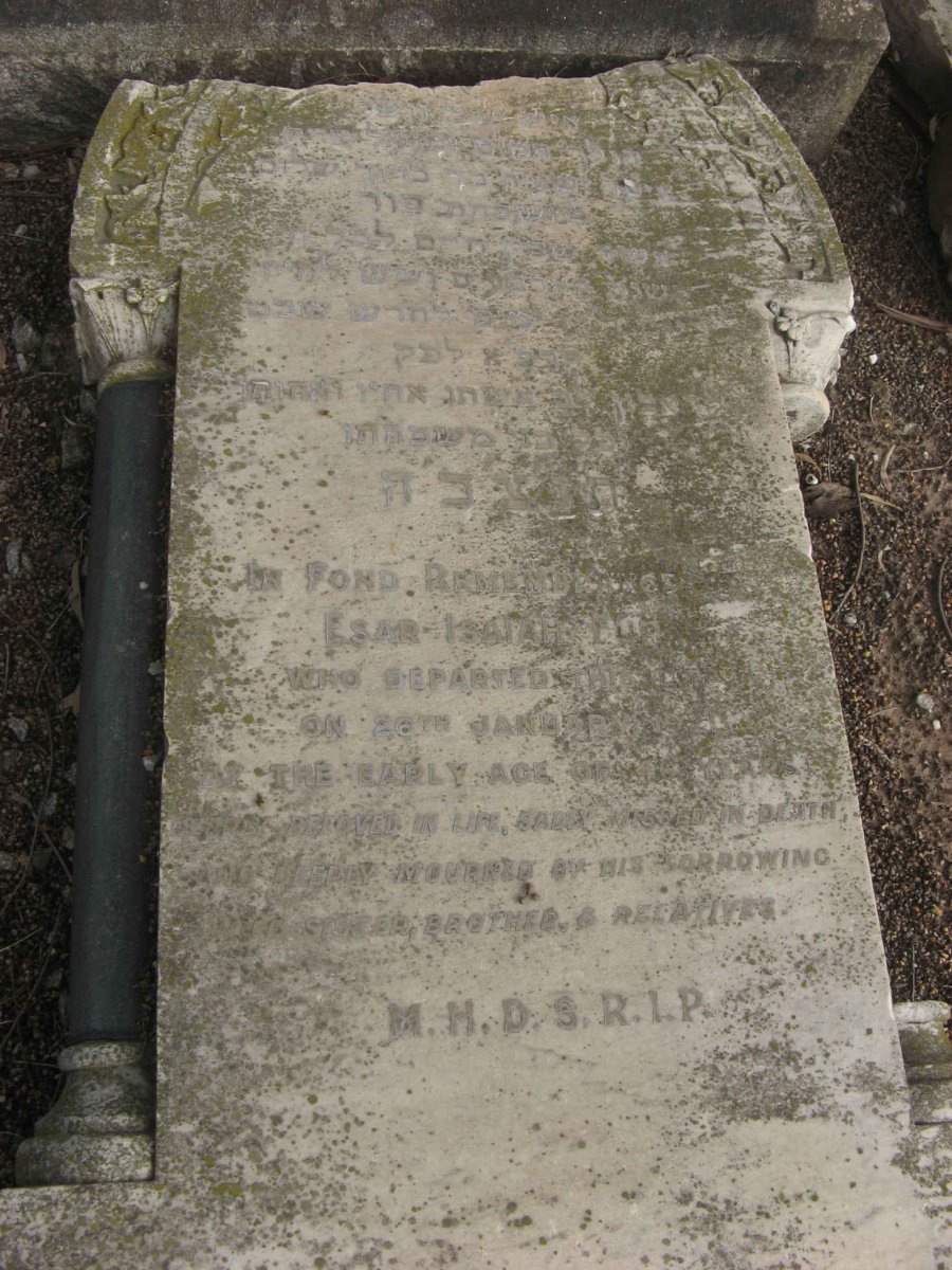FUR Esar Isaiah -1921