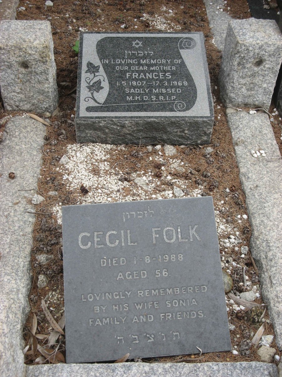 FOLK Cecil -1988 :: ? Frances 1907-1969
