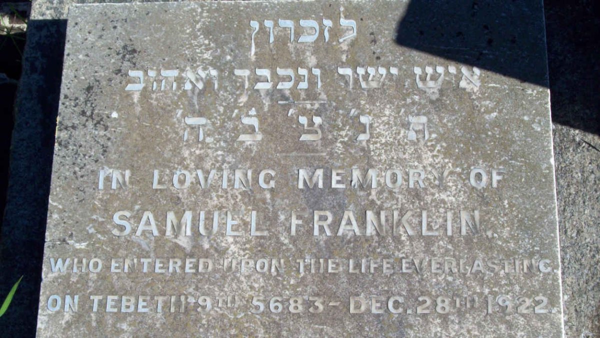 FRANKLIN Samuel  -1922