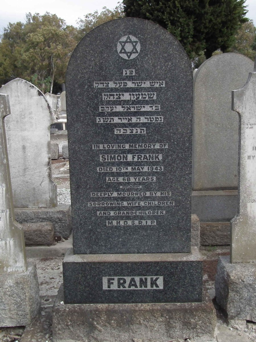 FRANK Simon -1943