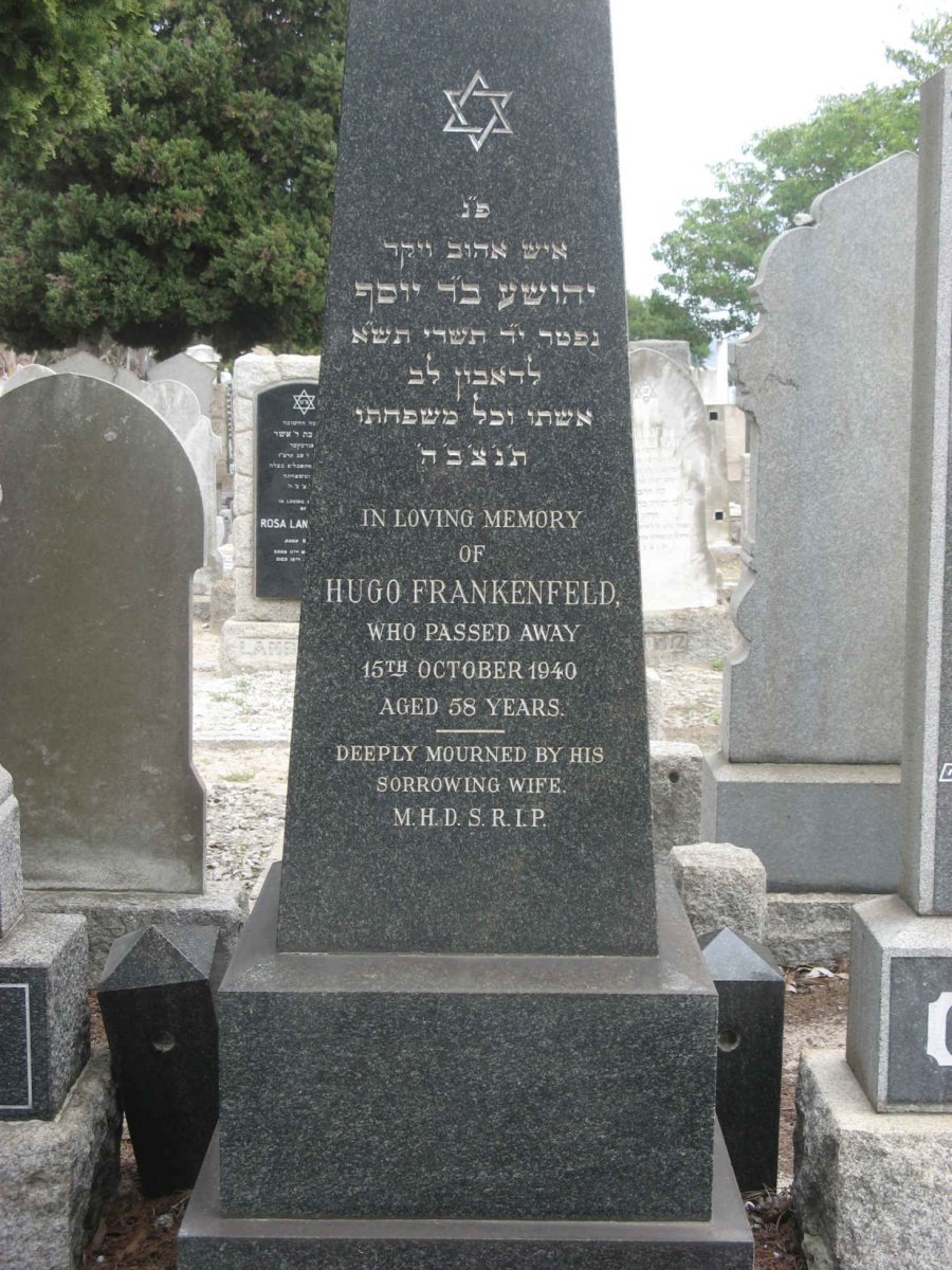 FRANKENFELD Hugo -1940