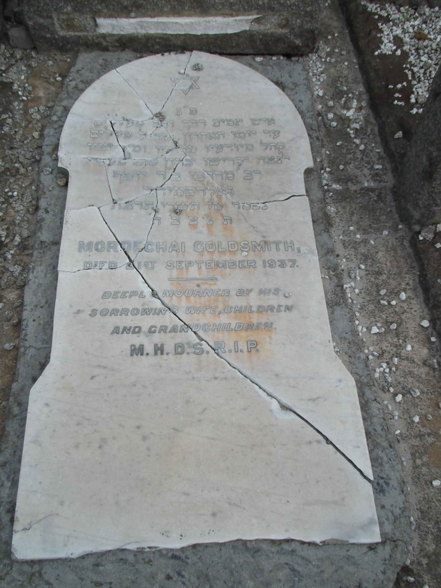 GOLDSMITH Mordechai -1937