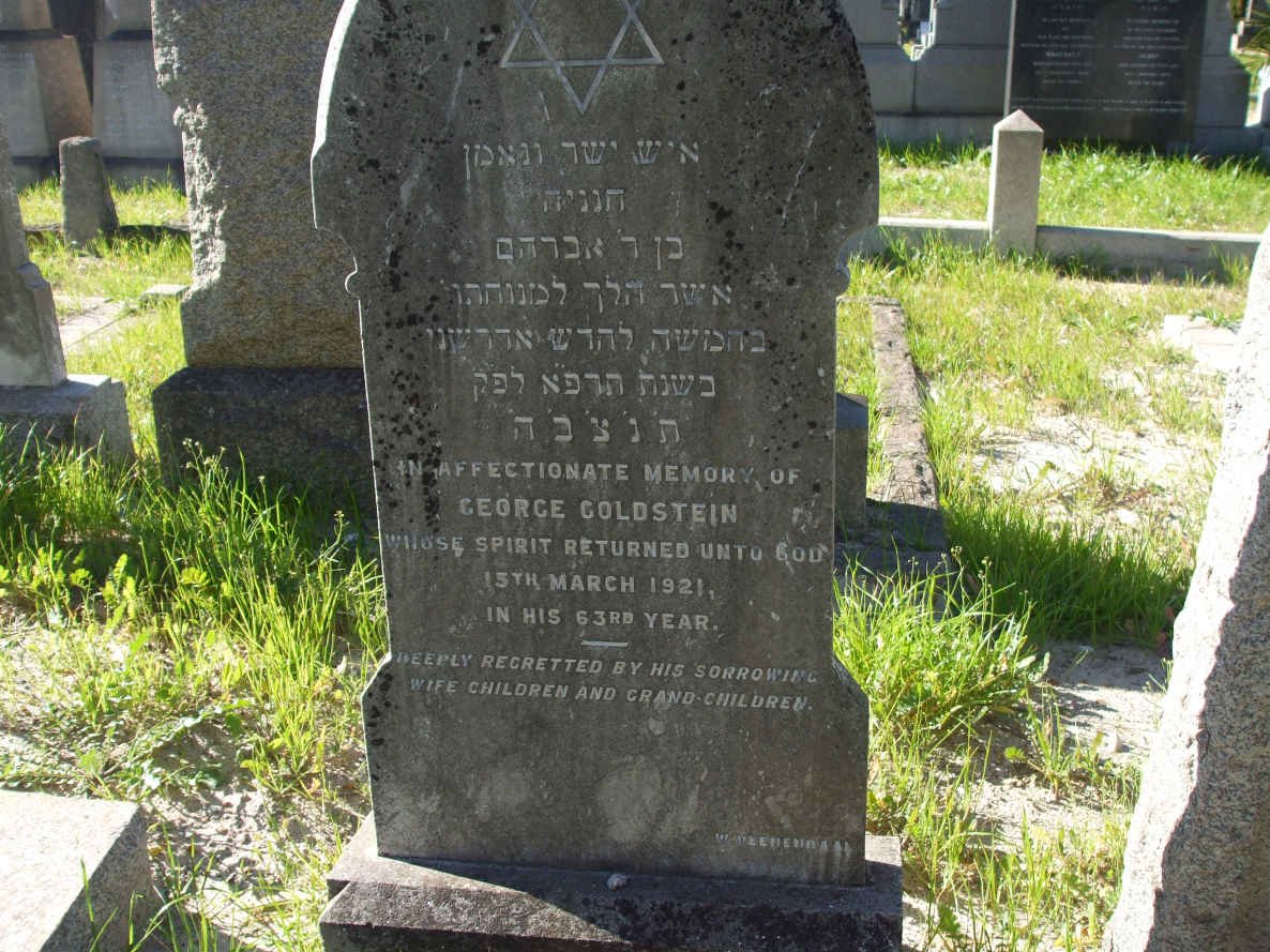 GOLDSTEIN George -1921 