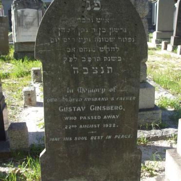 GINSBERG Gustav -1922