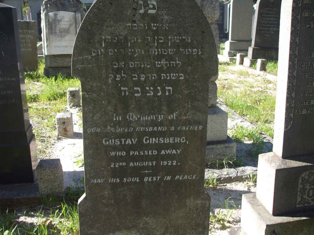 GINSBERG Gustav -1922