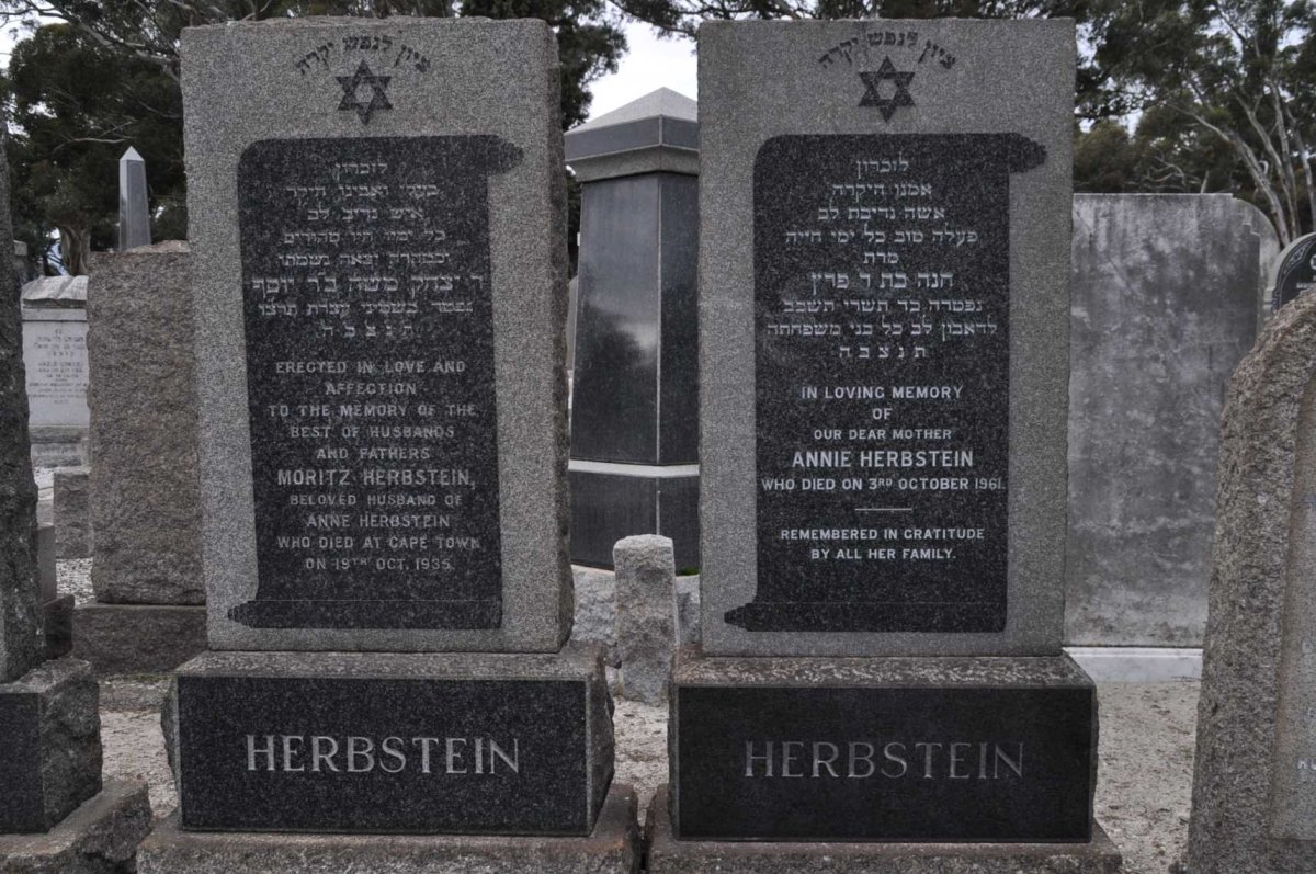 HERBSTEIN Moritz -1935 &amp; Annie -1961