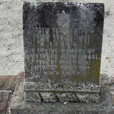 ISRAEL Montague John 1939-1944
