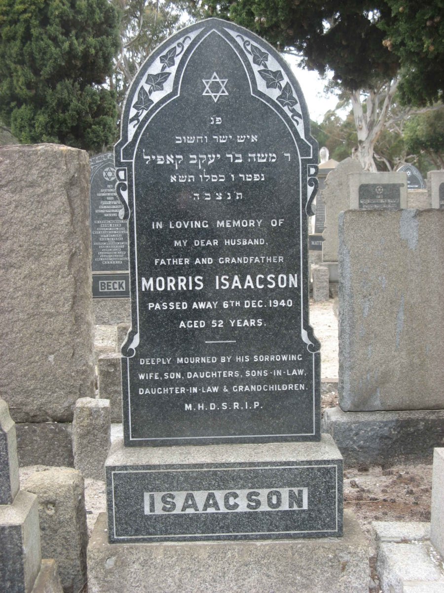 ISAACSON Morris -1940