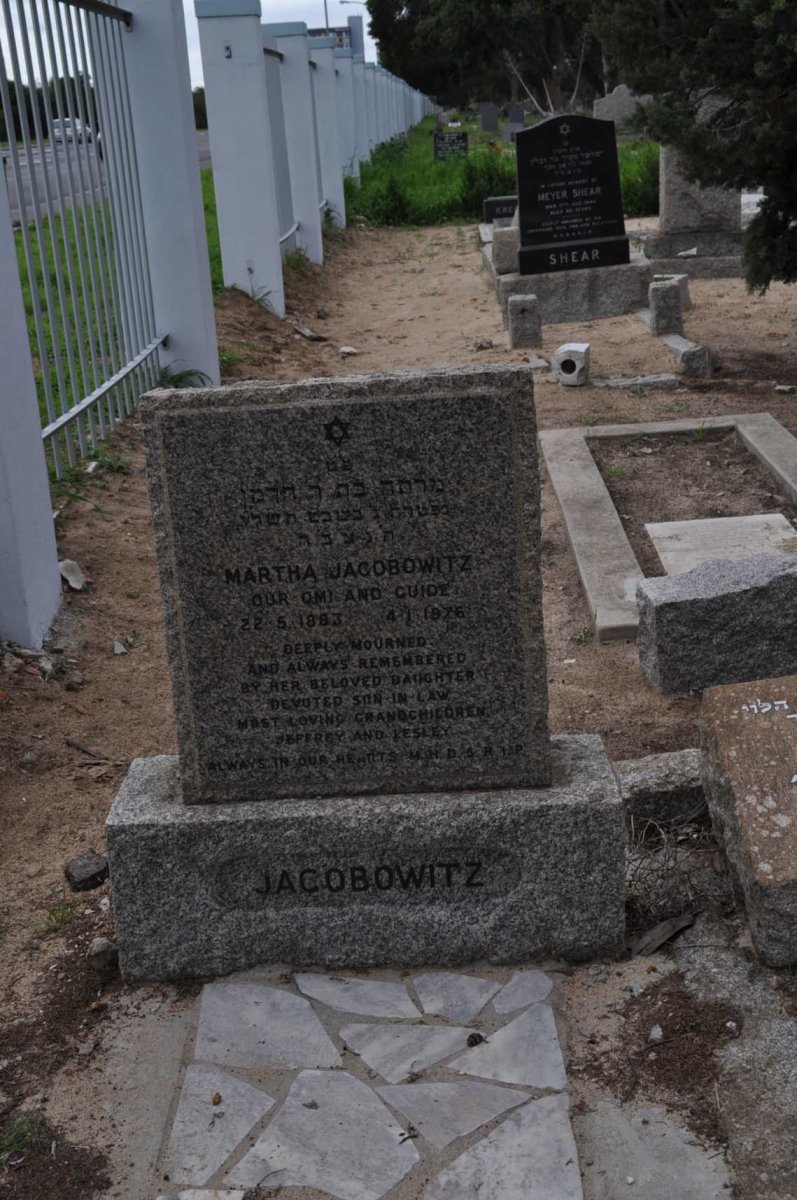 JACOBOWITZ Martha 1883-1976