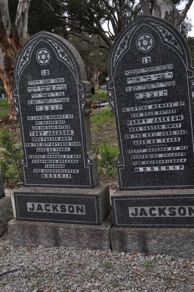 JACKSON Harry -1942 &amp; Toby -1940