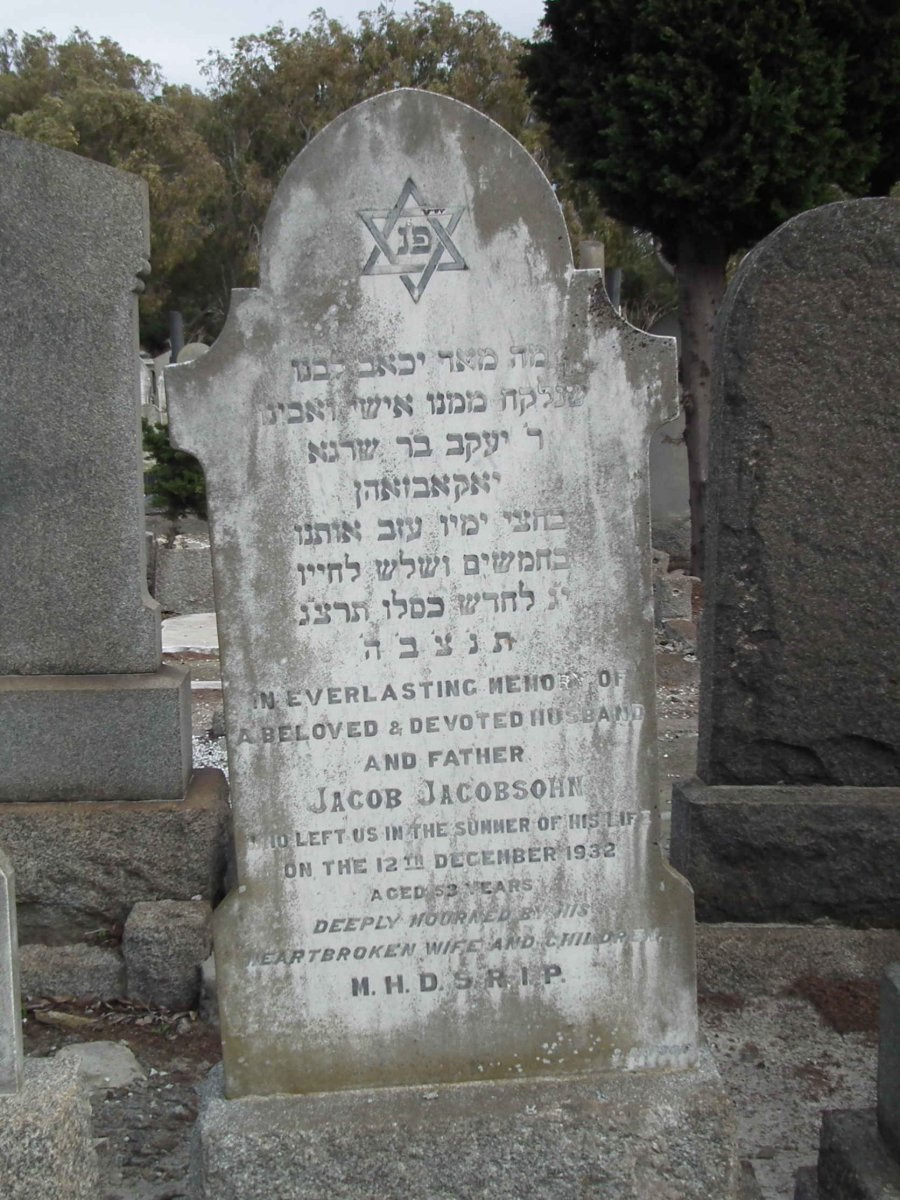 JACOBSOHN Jacob -1932