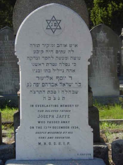 JAFFE Joseph -1934