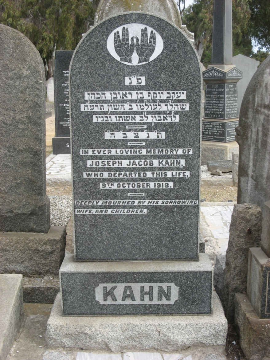 KAHN Joseph Jacob -1918
