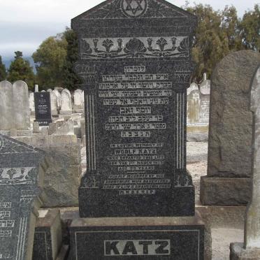 KATZ Woolf -1923