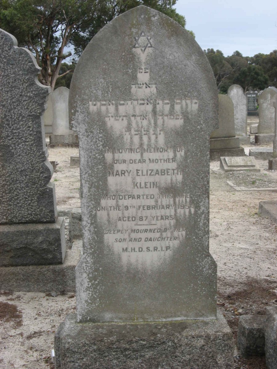 KLEIN Mary Elizabeth -1954