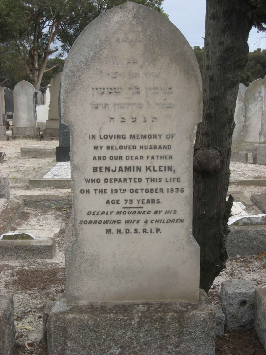 KLEIN Benjamin -1936