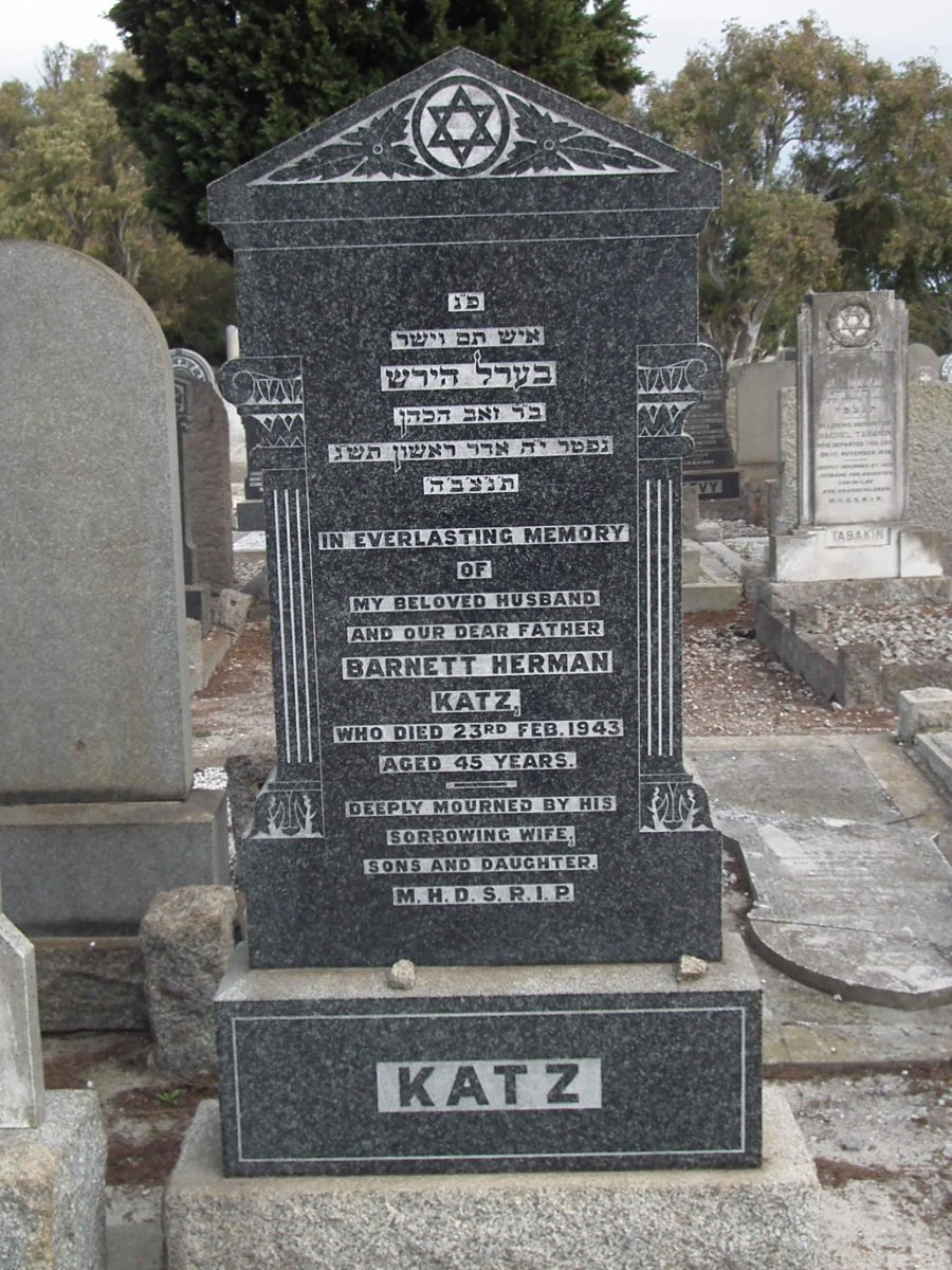 KATZ Barnett Herman -1943