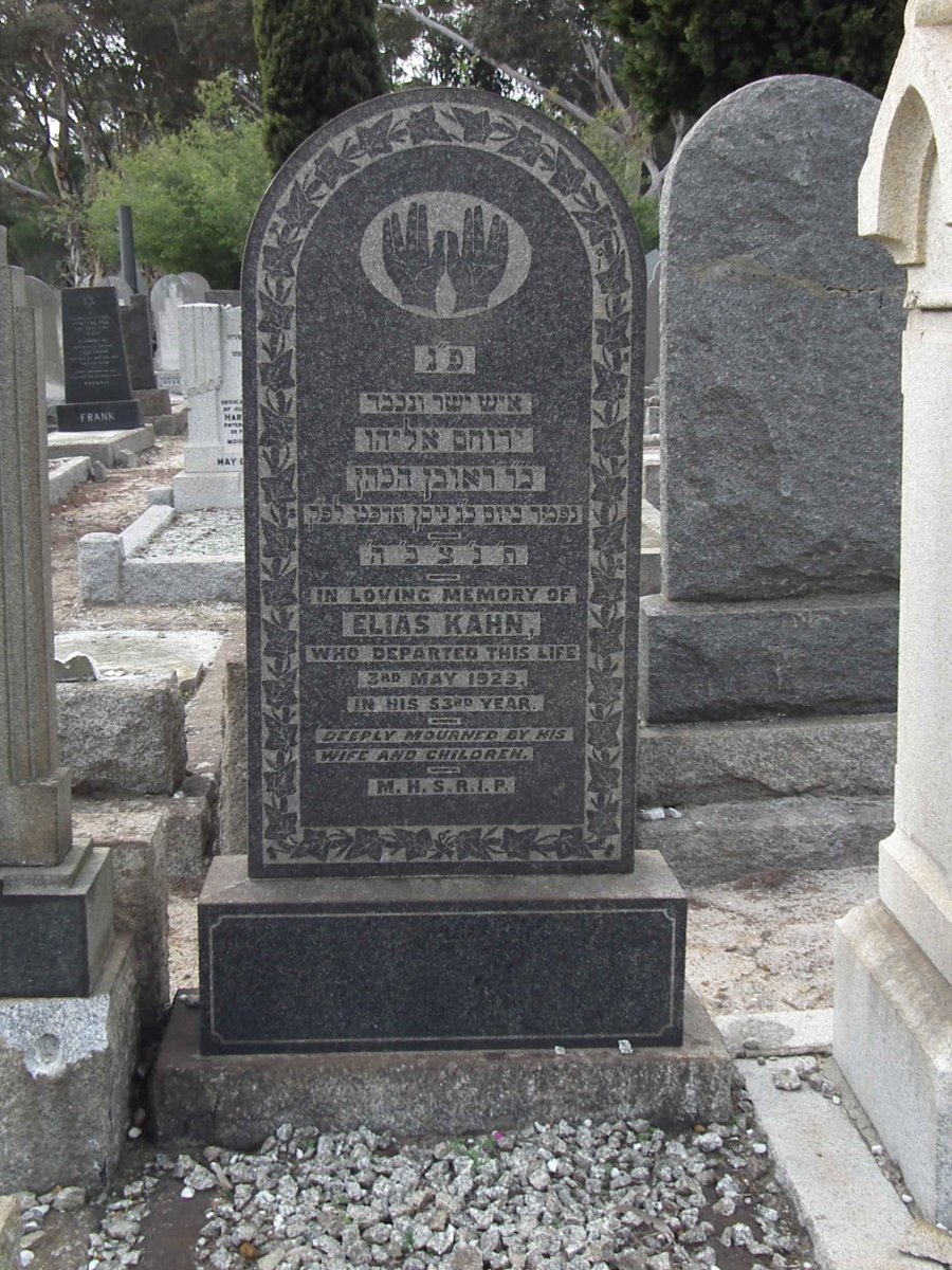 KAHN Elias -1923