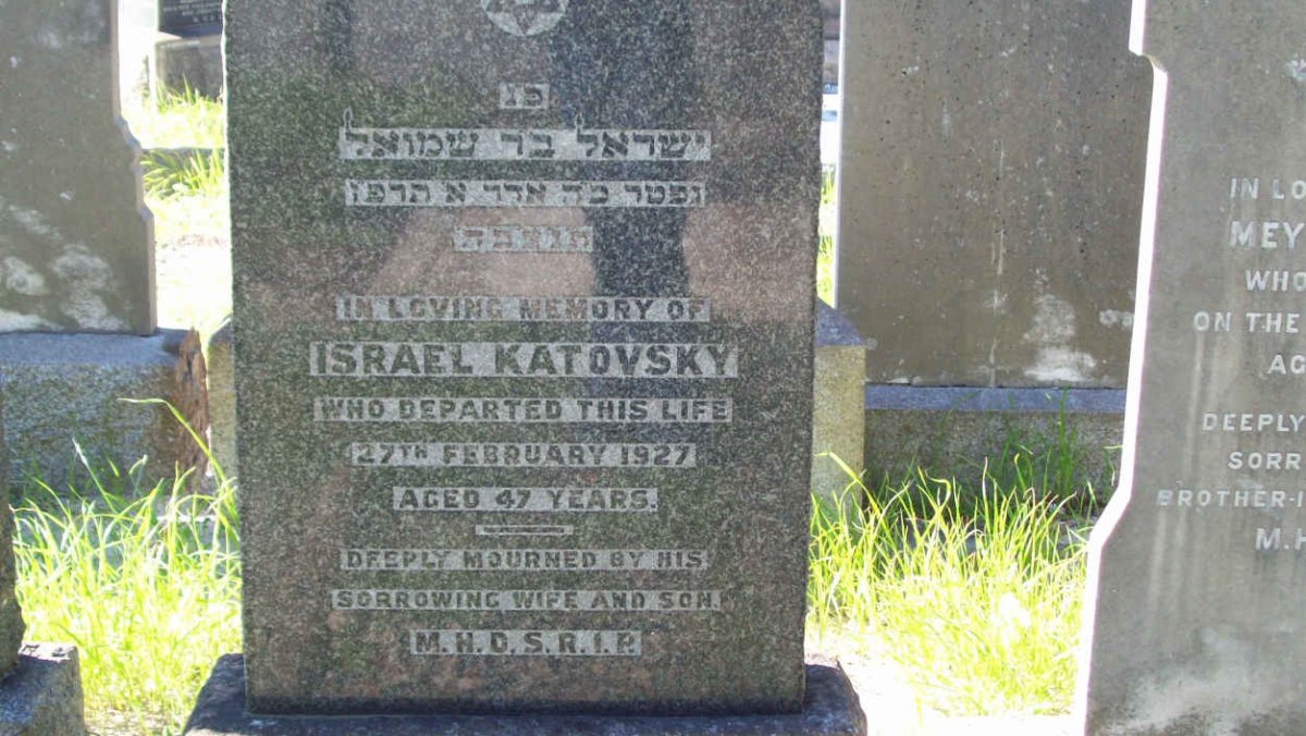 KATOVSKY Israel  -1927 