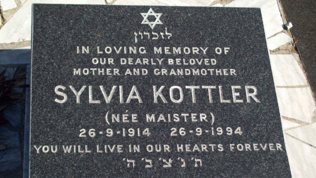 KOTTLER Sylvia nee MAISTER 1914-1994