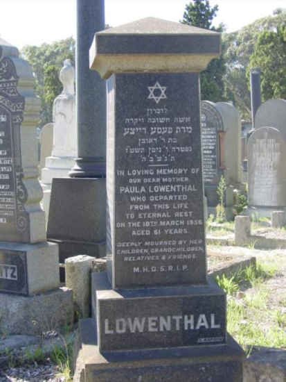 LOWENTHAL Paula -1956