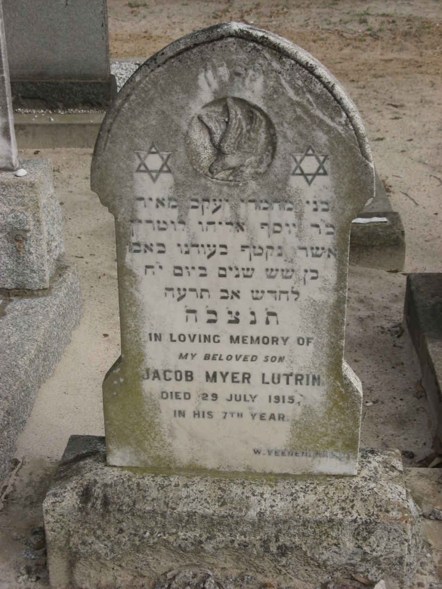LUTRIN Jacob Myer -1915