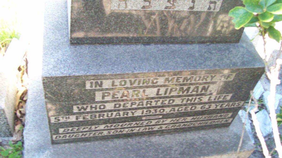 LIPMAN Pearl  -1930 