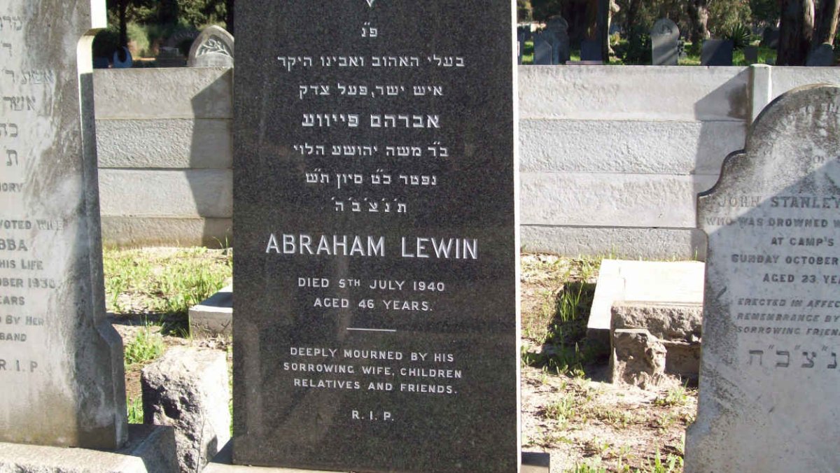 LEWIN Abraham  -1940