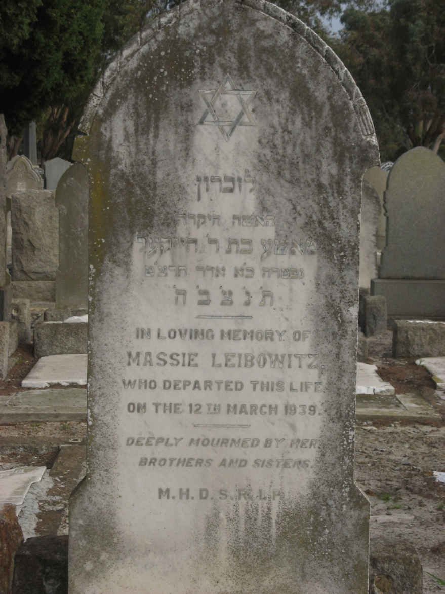 LEIBOWITZ Massie -1939