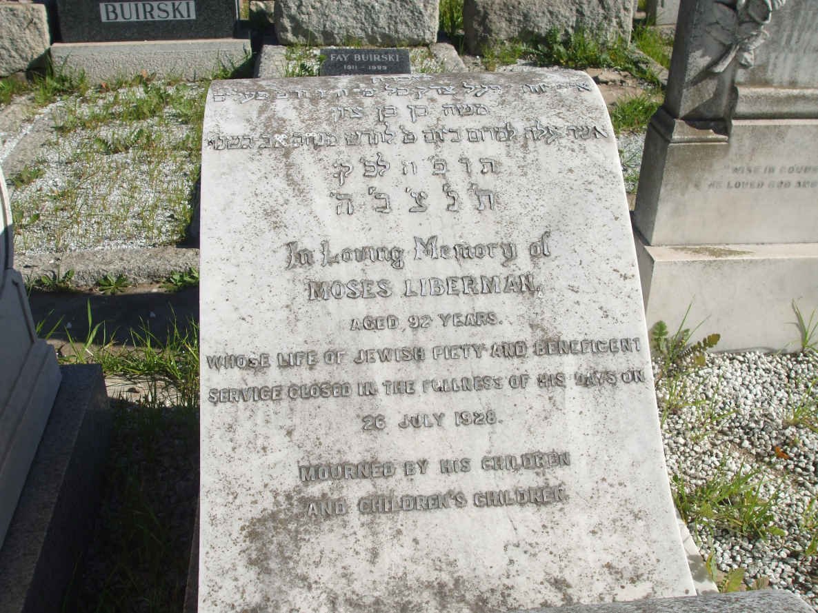 LIBERMAN Moses -1928 