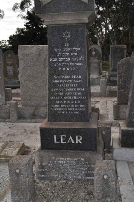 LEAR Solomon -1934