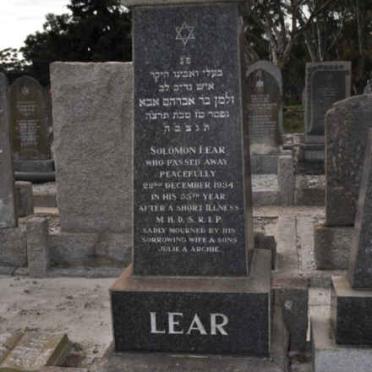 LEAR Solomon -1934