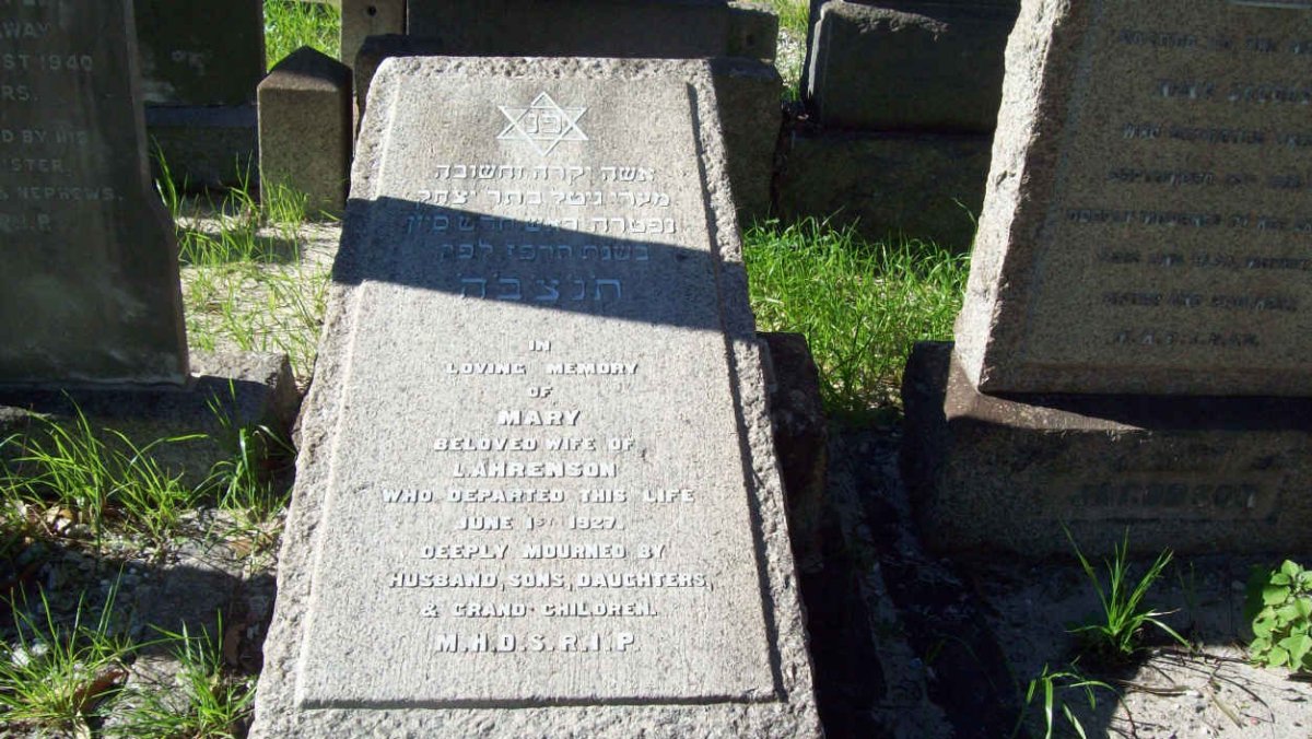 LAHRENSON Mary   -1927
